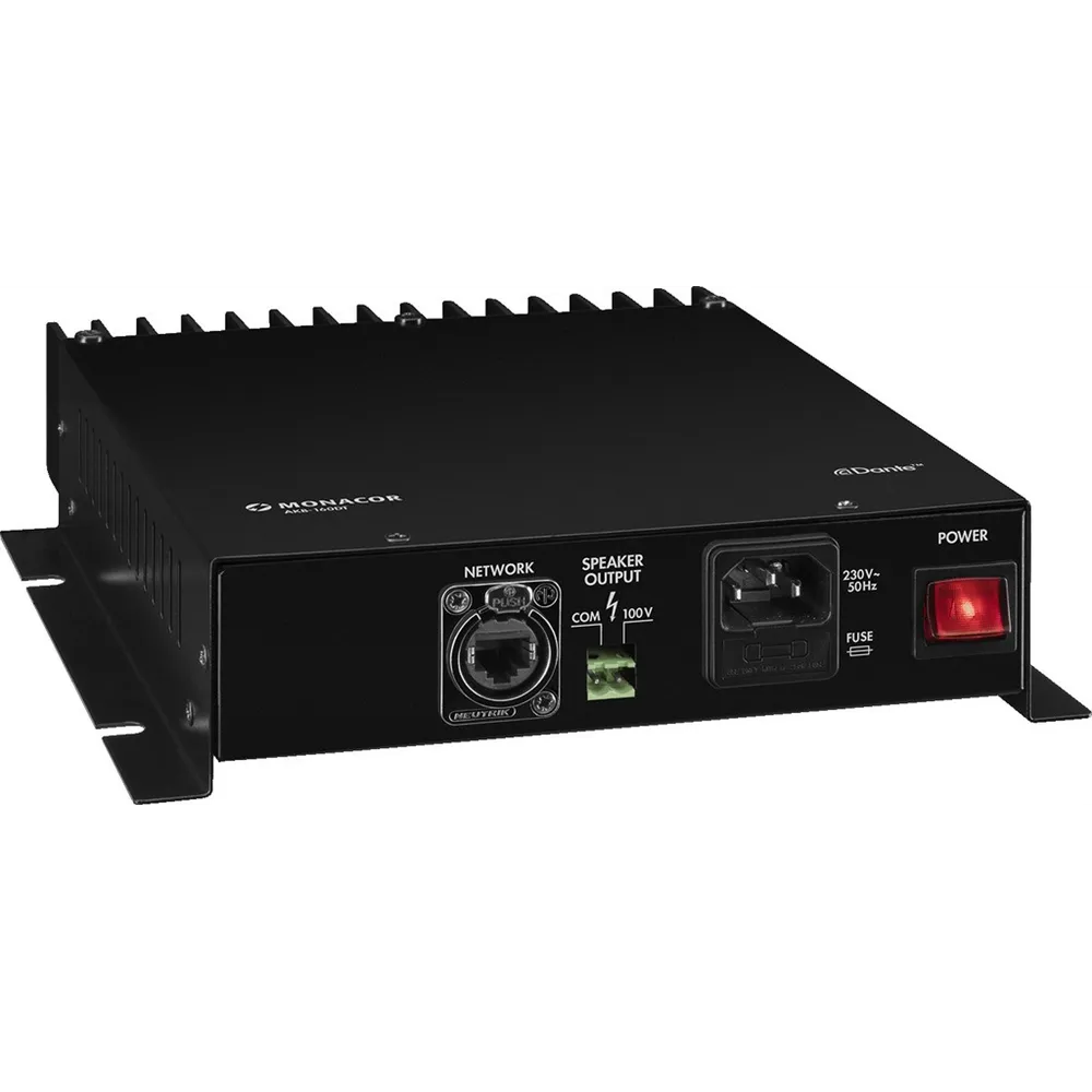 MONACOR Verstaerkermodul, 100V, Dante 1x40W