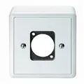 NEUTRIK, Contrik AP-EDIZIOdue D-Serie Einbaubuchse,74x74mm,weiss