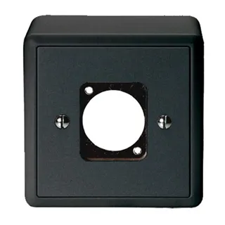 NEUTRIK, Contrik AP-EDIZIOdue D-Serie Einbaubuchse,74x74mm,schwarz