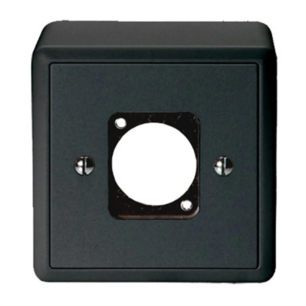 NEUTRIK, Contrik AP-EDIZIOdue D-Serie Einbaubuchse,74x74mm,schwarz