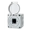 Neutrik NAP-Dose mit Deckel fuer 1x D-Serie Einbaubuchse