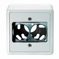 NEUTRIK, Contrik AP-EDIZIOdue 2xD-Serie Einbaubuchse, 88x88x56mm