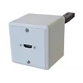 Neutrik AP-EDIZIOdue weiss, mit HDMI-10cm Kabel
