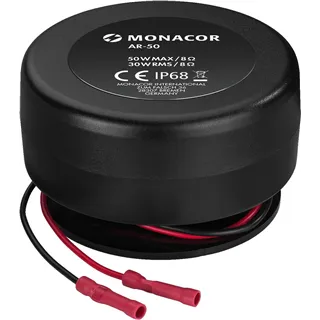 MONACOR Audio-Exciter/Resonator, 8 Ohm, IP68, 50Watt