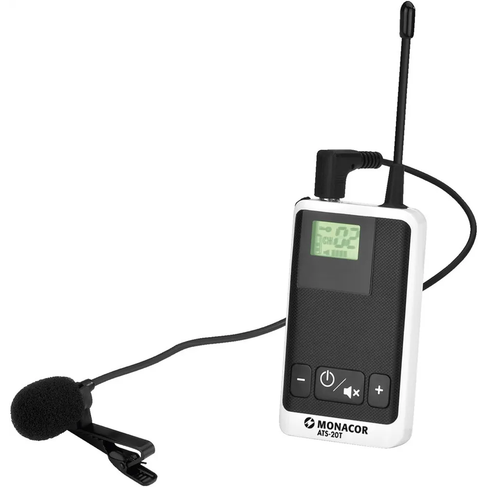 MONACOR Sender 1xMik 1xLine Digital 16Kanal 863-865MHz
