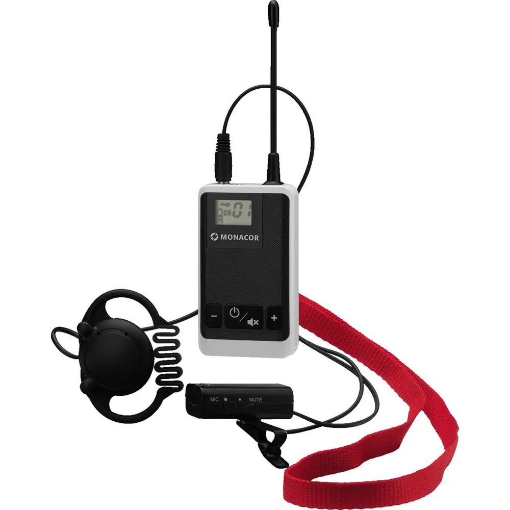 MONACOR 16-Kanal Miniatur-Sender 1xMik  863-865MHz