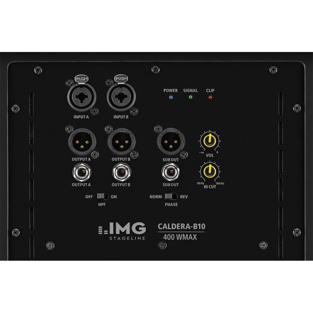 IMG STAGELINE Aktiv-Subwoofer für Recording und Hi-Fi, 400 W