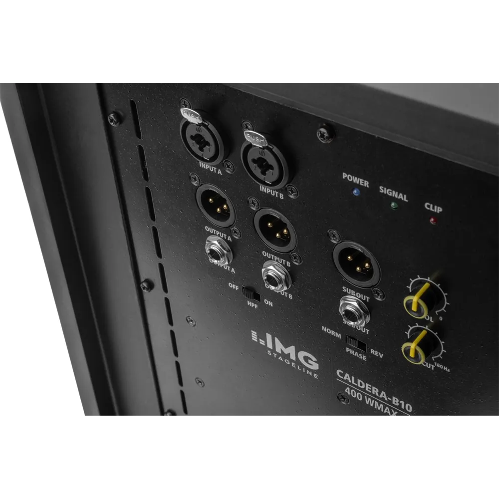 IMG STAGELINE Aktiv-Subwoofer für Recording und Hi-Fi, 400 W