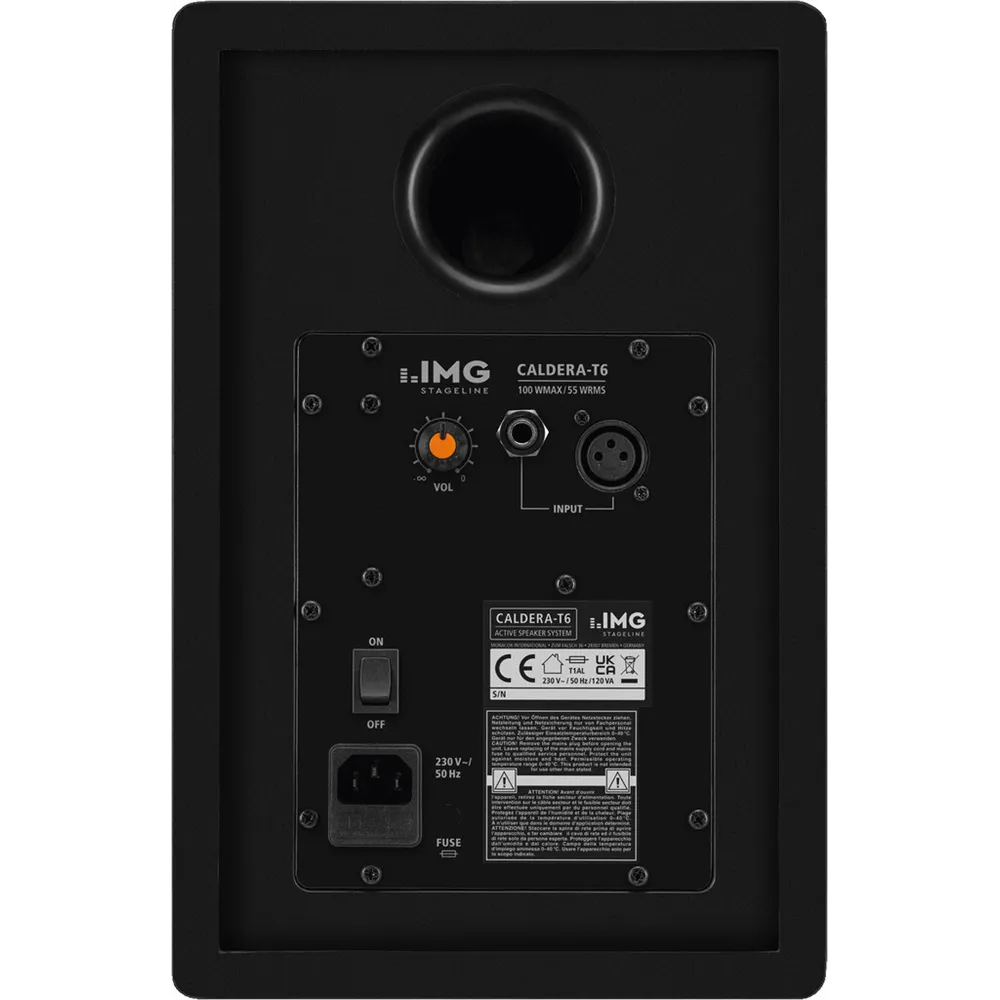 IMG STAGELINE Recording- und Studio-Aktivlautsprecher, 2 x 100W