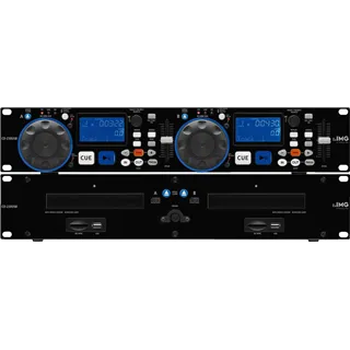 IMG STAGELINE Dual-CD-Spieler MP3, USB, SD/MMC, 2x2 HE