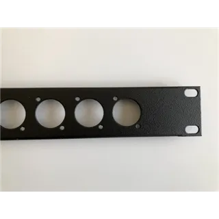 Neutrik 19 1HE Panel, 12 Ausschnitte fuer XLR