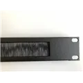 Neutrik 19'' 1HE Rack Mgmt Panel sw mit Buerste