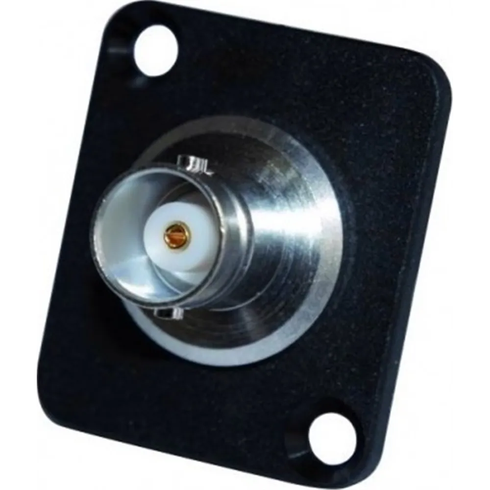Neutrik D-Serie Abdeckplatte mit BNC Durchfuehrung, 5 Ohm