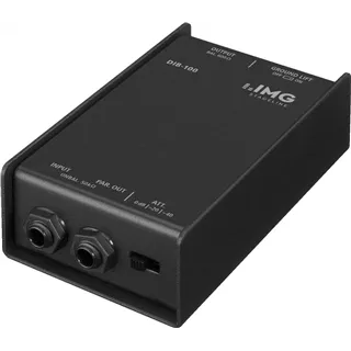 IMG STAGELINE DI-Box In:1x6.3mm Out:1x6.3mm,1xXLR