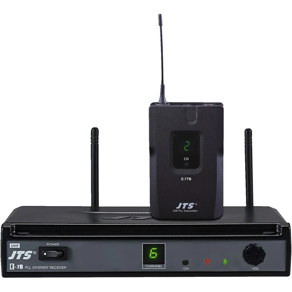 JTS 1 Kanal, UHF-PLL-Audio-, Drahtlos Funksystemset