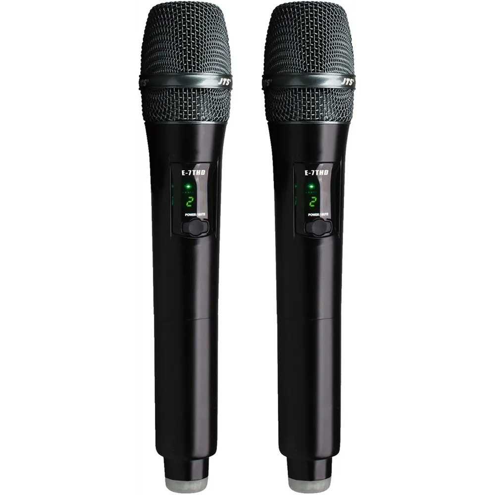 JTS 2 Kanal, UHF-PLL-Audio-, Drahtlos Funksystemset