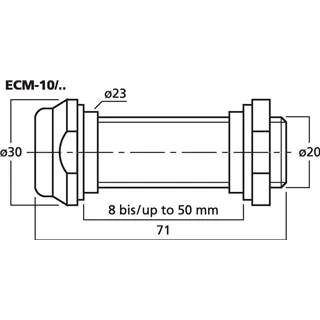 MONACOR Phantom-Einbaumikrofon