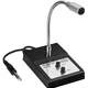 MONACOR ELA-Tischmikrofon mit Talk- und Lock-Taster