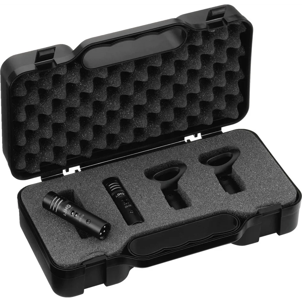 IMG STAGELINE Overhead-Mikrofon Set 2 Stueck, Niere, 50-16000 Hz