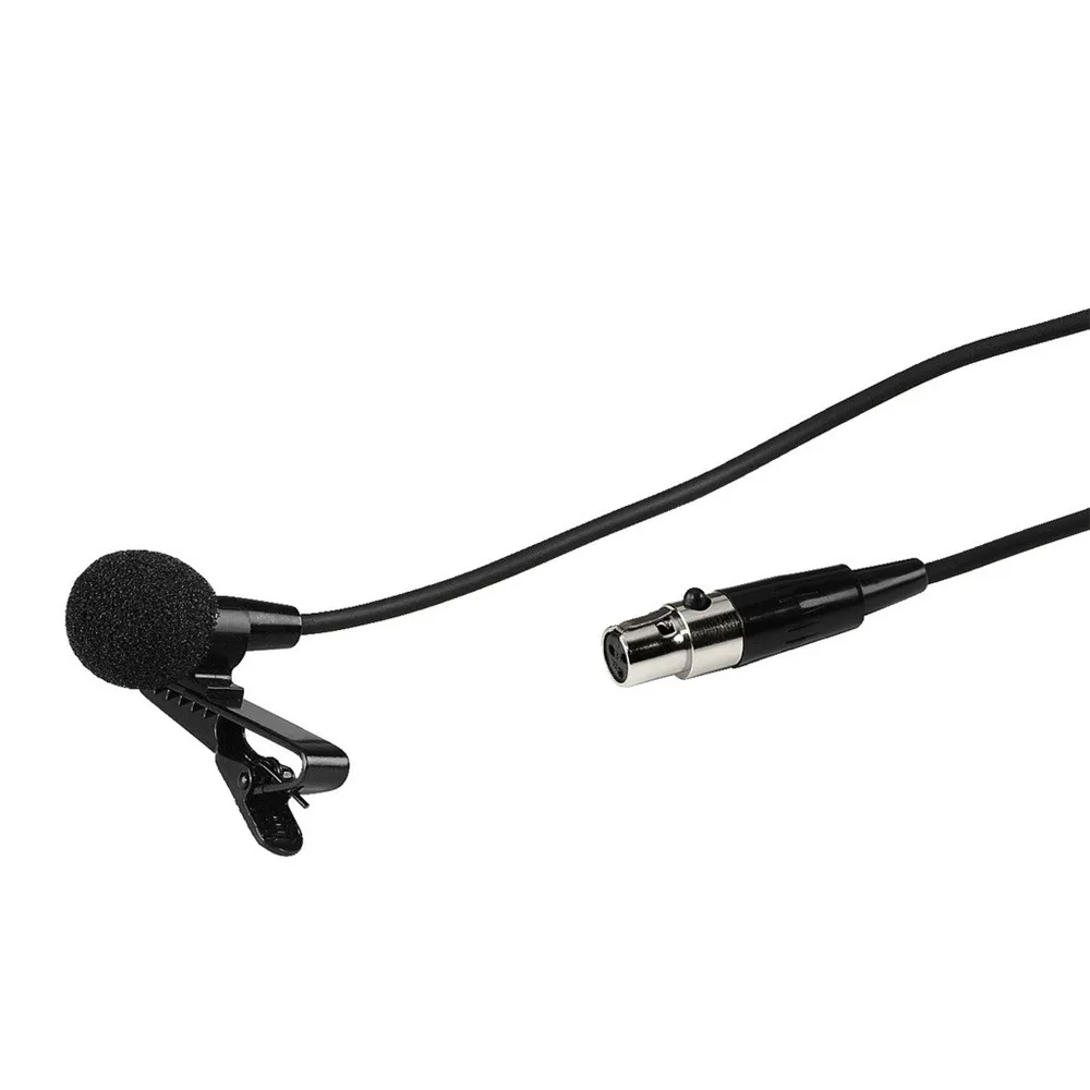 MONACOR Elektret-Lavalier-Mikrofon Kugel 50-18000Hz MinXLR