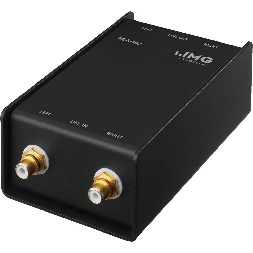 IMG STAGELINE Professioneller 2 Kanal Line Uebertrager, Cinch