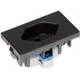 NEUTRIK, Contrik Schwarze FLF-Einfachsteckdose ,Typ 13, 10A, 250VAC