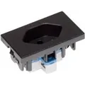NEUTRIK, Contrik Schwarze FLF-Einfachsteckdose ,Typ 13, 10A, 250VAC
