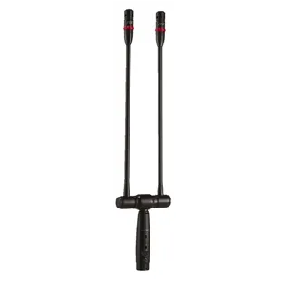 JTS Doppel-Schwanenhals-Mik mit LED, Superniere 415mm