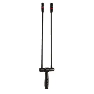 JTS Doppel-Schwanenhals-Mik mit LED, Superniere 492mm
