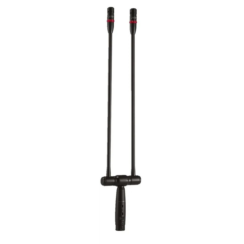 JTS Doppel-Schwanenhals-Mik mit LED, Superniere 492mm
