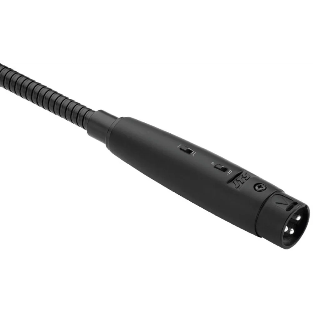 JTS Schwanenhalsmikrofon, mit LED, 3xKapseln 65 mm