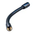 Neutrik Schwanenhals offen mit M 17x1 Innengew. 18cm schw.