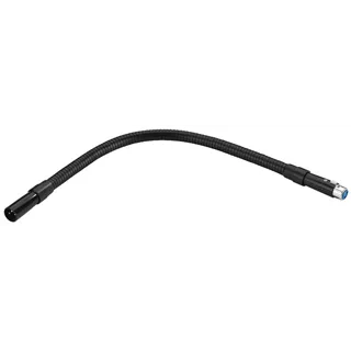 MONACOR XLR-Schwanenhals schwarz 500mm mit XLR