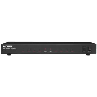MONACOR HDMI--Verteiler 2x Input auf 8 Outputs