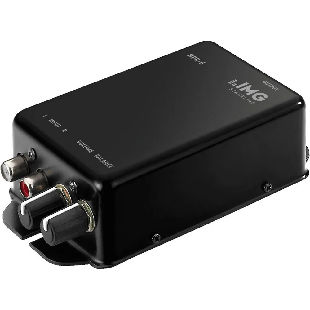 IMG STAGELINE Stereo-Kopfhoererverstaerker mit Regler LS+Balance