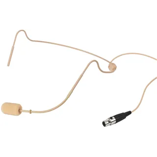 MONACOR Kopfbuegelmikrofon, Niere 50-18 KHz, 4pol Mini XLR