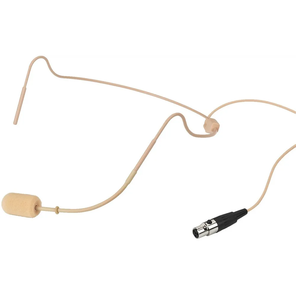 MONACOR Kopfbuegelmikrofon, Niere 50-18 KHz, 4pol Mini XLR