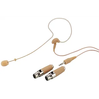MONACOR Ultraleicht HQ-Kopfbuegelmikrofon Kugel 2xAdapter