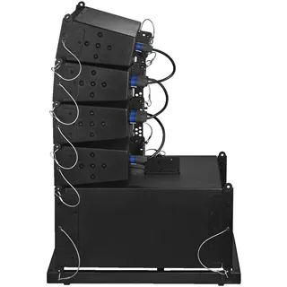 IMG STAGELINE PA-Lautsprecher-Array, aktiv, DSP, schwarz