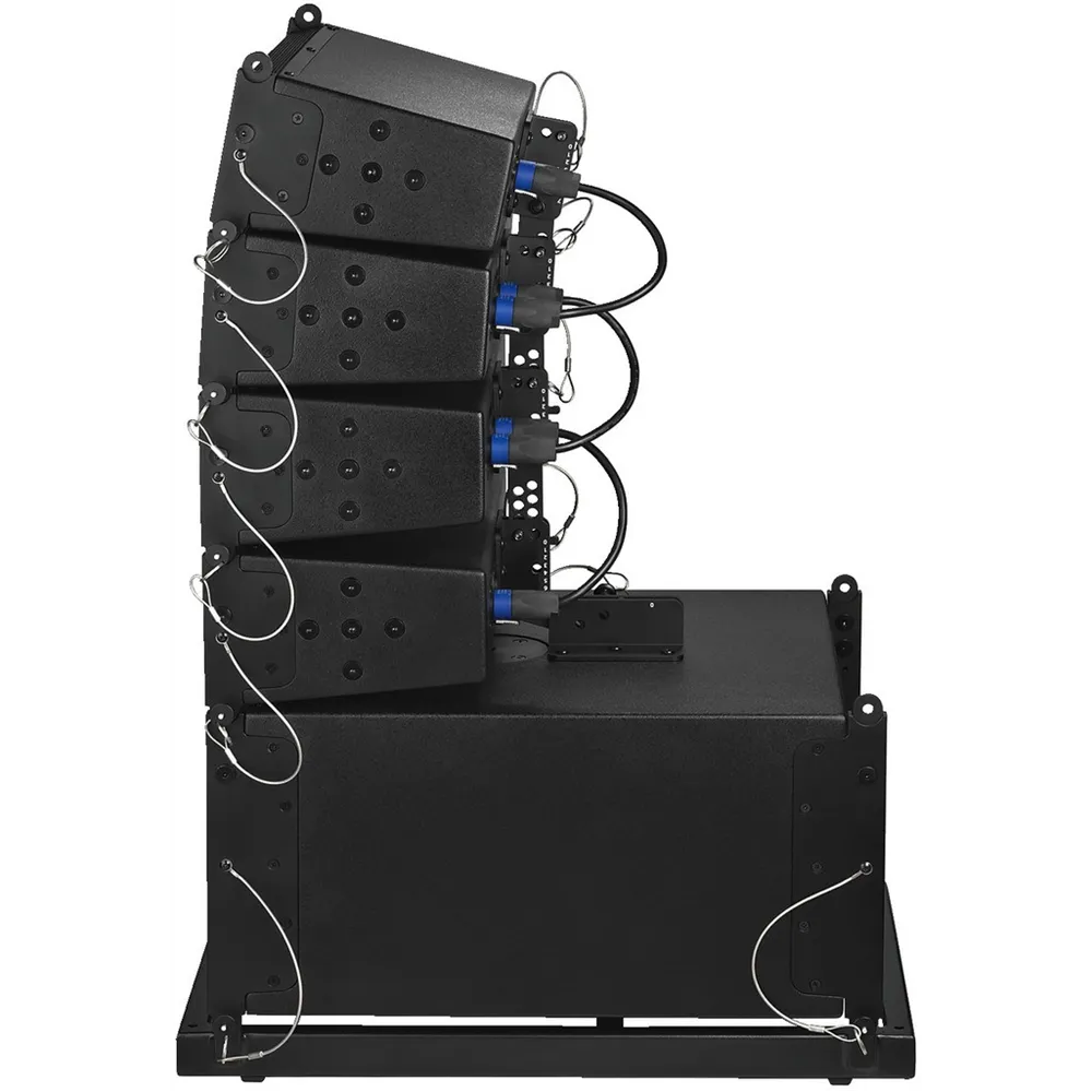 IMG STAGELINE PA-Lautsprecher-Array, aktiv, DSP, schwarz