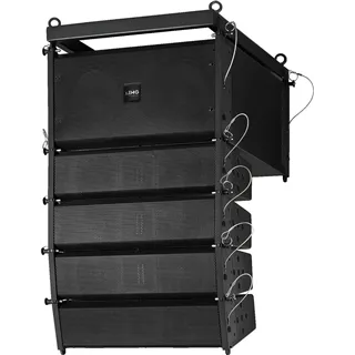 IMG STAGELINE PA-Lautsprecher-Array, aktiv, DSP, schwarz