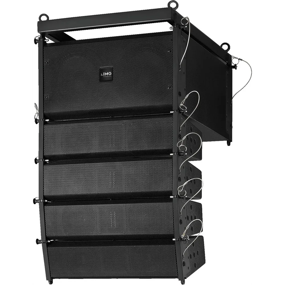 IMG STAGELINE PA-Lautsprecher-Array, aktiv, DSP, schwarz