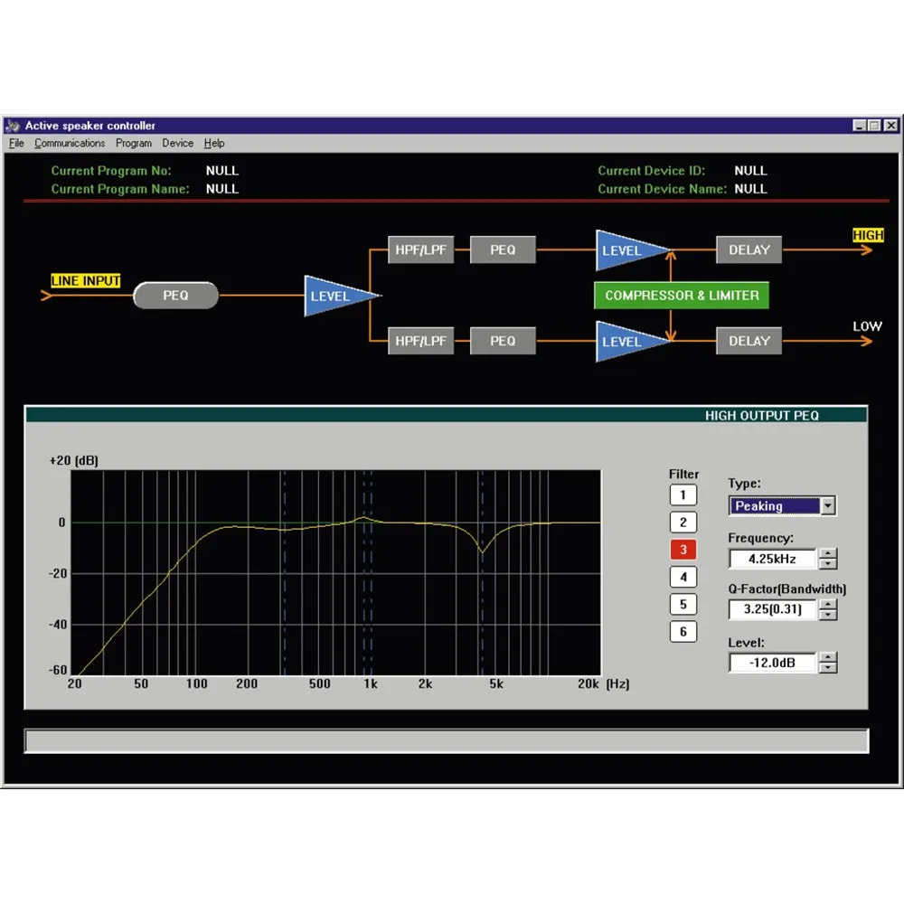 IMG STAGELINE PA-Lautsprecher-Array, aktiv, DSP, schwarz