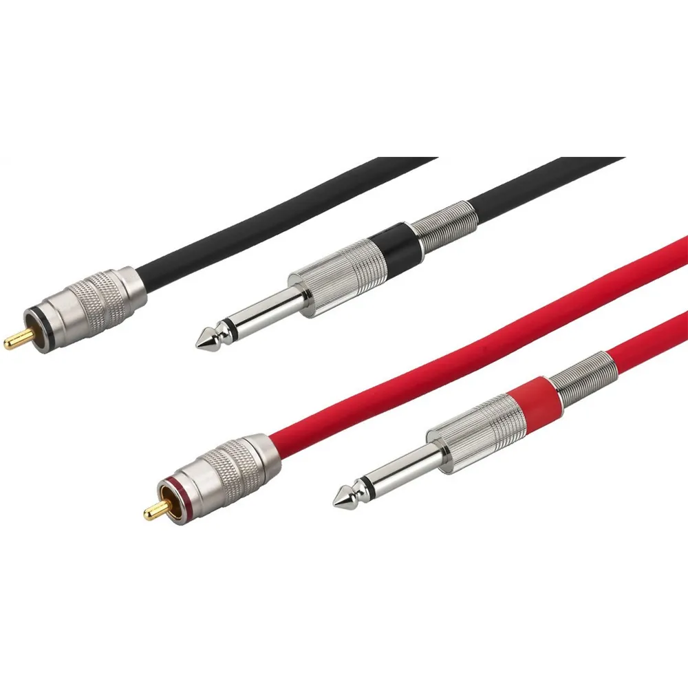 MONACOR Audio-Verbindungskabel 2St. 1.5m