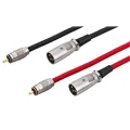 MONACOR Verbindungskabel, 1,5m, RCA auf XLR Male
