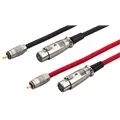 MONACOR Verbindungskabel, 1,5m, RCA auf XLR Female