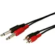 MONACOR Audio-Verbindungskabel , Cinch-Klinken, 5m