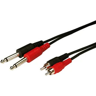 MONACOR Audio-Verbindungskabel , Cinch-Klinken, 5m