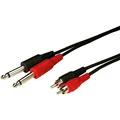 MONACOR Audio-Verbindungskabel , Cinch-Klinken, 5m