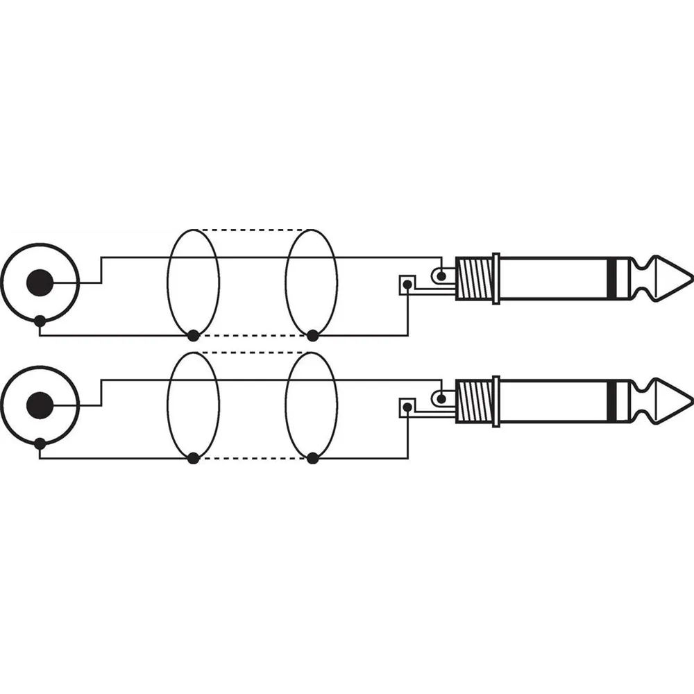 MONACOR Audio-Verbindungskabel , Cinch-Klinken, 5m